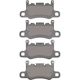 Purchase Top-Quality DYNAMIC FRICTION COMPANY - 1551-2046-10 - Rear Semi Metallic Pads pa1