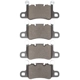 Purchase Top-Quality DYNAMIC FRICTION COMPANY - 1551-2046-10 - Rear Semi Metallic Pads pa2