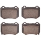 Purchase Top-Quality DYNAMIC FRICTION COMPANY - 1551-2118-00 - Rear Disc Brake Pads pa1