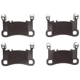 Purchase Top-Quality DYNAMIC FRICTION COMPANY - 1551-2166-00 - Rear Disc Brake Pads pa2