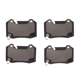 Purchase Top-Quality DYNAMIC FRICTION COMPANY - 1551-2445-00 - Rear Disc Brake Pads pa2