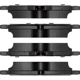 Purchase Top-Quality DYNAMIC FRICTION COMPANY - 1551-2513-00 - Rear Semi Metallic Pads pa5