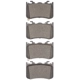 Purchase Top-Quality DYNAMIC FRICTION COMPANY - 1551-2528-00 - Rear Semi Metallic Pads pa1