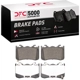 Purchase Top-Quality DYNAMIC FRICTION COMPANY - 1551-2528-00 - Rear Semi Metallic Pads pa3