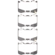 Purchase Top-Quality DYNAMIC FRICTION COMPANY - 1551-2528-00 - Rear Semi Metallic Pads pa4