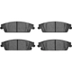 Purchase Top-Quality Rear Semi Metallic Pads by DYNAMIC FRICTION COMPANY - 1552-1194-10 pa15