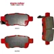 Purchase Top-Quality Rear Semi Metallic Pads by EUROROTOR - F1D1088H pa3