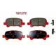 Purchase Top-Quality Rear Semi Metallic Pads by EUROROTOR - F1D828H pa2