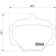 Purchase Top-Quality HELLA PAGID - 355005791 - Rear Semi Metallic Pads pa3