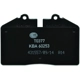 Purchase Top-Quality HELLA PAGID - 355006351 - Front Disc Brake Pads pa5