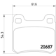 Purchase Top-Quality HELLA PAGID - 355007321 - Rear Semi Metallic Pads pa4
