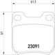 Purchase Top-Quality HELLA PAGID - 355009041 - Rear Semi Metallic Pads pa4