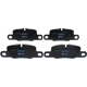 Purchase Top-Quality Rear Semi Metallic Pads by HELLA PAGID - 355042881 pa2