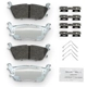 Purchase Top-Quality NRS BRAKE - NS2169 - Premium Galvanized Disc Brake Pad Set pa1