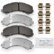 Purchase Top-Quality NRS BRAKE - NS2405 - Premium Galvanized Disc Brake Pad Set pa1