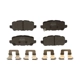 Purchase Top-Quality POSITIVE PLUS - PPF-D1841 - Rear Semi-Metallic Disc Brake Pads pa1