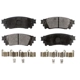 Purchase Top-Quality Plaquettes arrière semi-métallique par POSITIVE PLUS - PPF-D1805 pa3