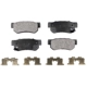 Purchase Top-Quality Rear Semi Metallic Pads by POSITIVE PLUS - PPF-D813 pa1