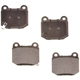 Purchase Top-Quality PROFUSION - PMD961 - Rear Semi Metallic Pads pa1