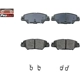 Purchase Top-Quality Rear Semi Metallic Pads by PROMAX - 11-1846 pa1