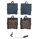 Purchase Top-Quality PROMAX - 11-873A - Rear Disc Brake Pad Set pa1