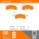 Purchase Top-Quality QUALITY-BUILT - 1000-0122M - Rear Disc Brake Pad Set pa5