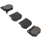 Purchase Top-Quality QUALITY-BUILT - 1000-0461M - Rear Disc Brake Pad Set pa2