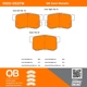 Purchase Top-Quality QUALITY-BUILT - 1000-0537M - Rear Disc Brake Pad Set pa5