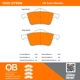 Purchase Top-Quality QUALITY-BUILT - 1000-0795M - Rear Disc Brake Pad Set pa4