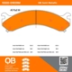 Purchase Top-Quality QUALITY-BUILT - 1000-0909M - Rear Disk Brake Pad Set pa3