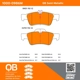 Purchase Top-Quality QUALITY-BUILT - 1000-0986M - Rear Disc Brake Pad Set pa5