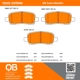 Purchase Top-Quality QUALITY-BUILT - 1000-0999M - Rear Disc Brake Pad Set pa5