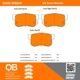 Purchase Top-Quality QUALITY-BUILT - 1000-1086M - Rear Disc Brake Pad Set pa4