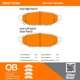 Purchase Top-Quality QUALITY-BUILT - 1000-1114M - Rear Disc Brake Pad Set pa5