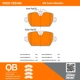 Purchase Top-Quality QUALITY-BUILT - 1000-1554M - Rear Disc Brake Pad Set pa5