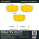 Purchase Top-Quality QUALITY-BUILT - 1001-0323M - Rear Disc Brake Pad Set pa6