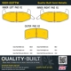 Purchase Top-Quality QUALITY-BUILT - 1001-0377M - Rear Disc Brake Pad Set pa5