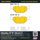 Purchase Top-Quality QUALITY-BUILT - 1001-0396M - Rear Disc Brake Pad Set pa6