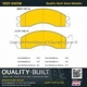 Purchase Top-Quality Rear Semi Metallic Pads by QUALITY-BUILT - 1001-0411M pa1
