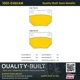 Purchase Top-Quality QUALITY-BUILT - 1001-0461AM - Rear Disc Brake Pad Set pa3