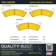 Purchase Top-Quality QUALITY-BUILT - 1001-0625M - Rear Disc Brake Pad Set pa5