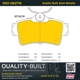 Purchase Top-Quality QUALITY-BUILT - 1001-0627M - Rear Disc Brake Pad Set pa5
