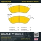 Purchase Top-Quality QUALITY-BUILT - 1001-0674M - Rear Disc Brake Pad Set pa6