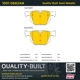 Purchase Top-Quality QUALITY-BUILT - 1001-0683AM - Rear Disc Brake Pad Set pa5