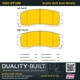 Purchase Top-Quality QUALITY-BUILT - 1001-0714M - Rear Disc Brake Pad Set pa5