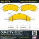 Purchase Top-Quality Rear Semi Metallic Pads by QUALITY-BUILT - 1001-0717M pa1
