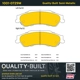 Purchase Top-Quality QUALITY-BUILT - 1001-0729M - Rear Disc Brake Pad Set pa5