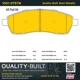 Purchase Top-Quality QUALITY-BUILT - 1001-0757M - Rear Disc Brake Pad Set pa5