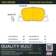 Purchase Top-Quality QUALITY-BUILT - 1001-0835M - Rear Disc Brake Pad Set pa6