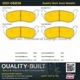 Purchase Top-Quality Rear Semi Metallic Pads by QUALITY-BUILT - 1001-0881M pa1